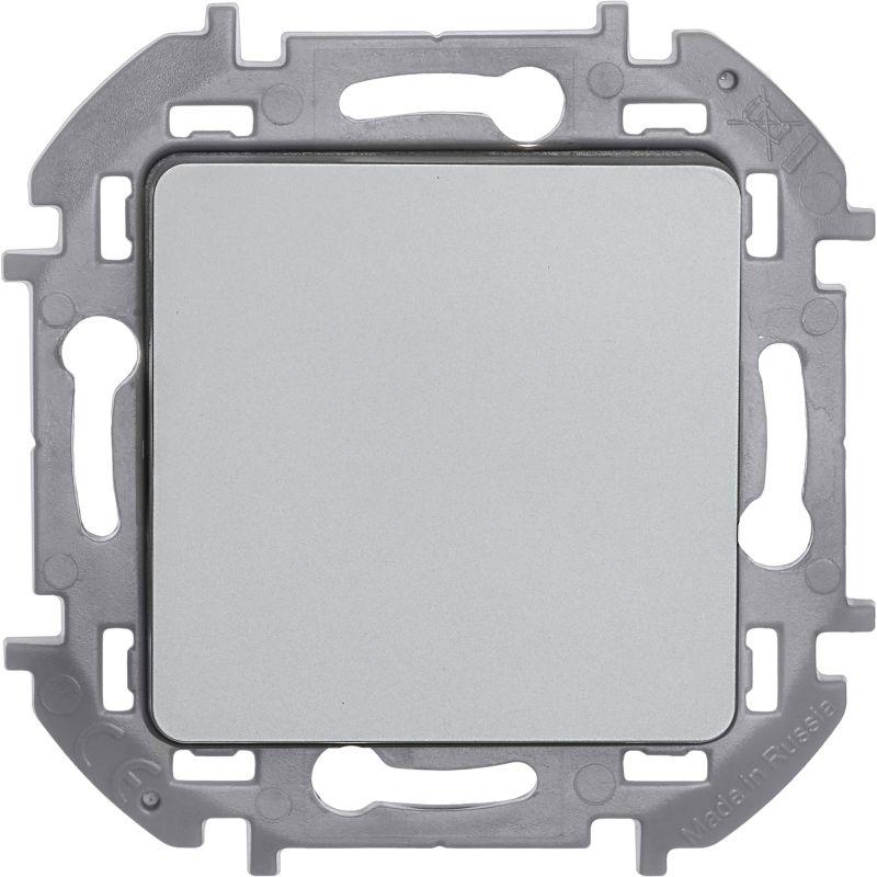 Выключатель 1-кл. Inspiria 10А IP20 250В 10AX механизм алюм. Leg 673602