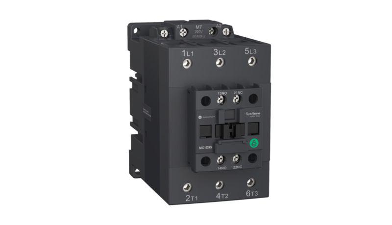 Контактор MC1D 3п 80А кат. 220В AC 1НО+1НЗ SE MC1D80M7