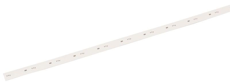 Трубка термоусадочная ТТУ нг-LS 6/3 бел. 1м IEK UDRS-D6-1-K01