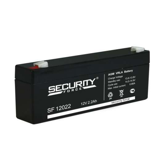 Аккумулятор ОПС 12В 2.2А.ч SF 12022 Security Force 4614030010002