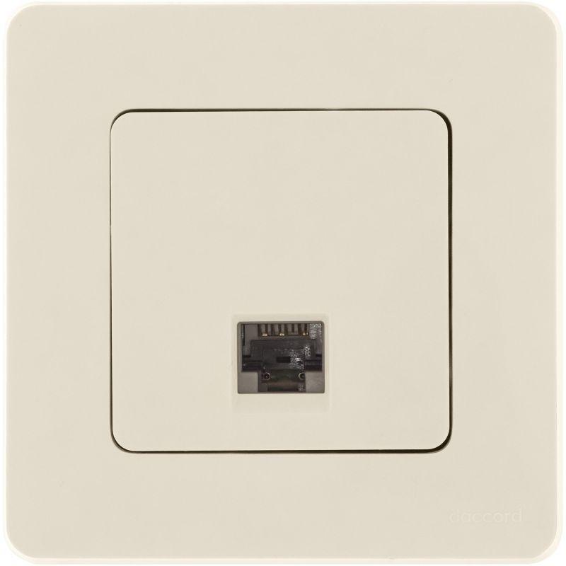 Розетка компьютерная Inspiria RJ45 кат.5E UTP сл. кость Leg 673826