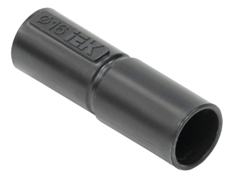 Муфта труба-труба GI16G черн. ELASTA IEK CTA10D-GIG16-K02-100