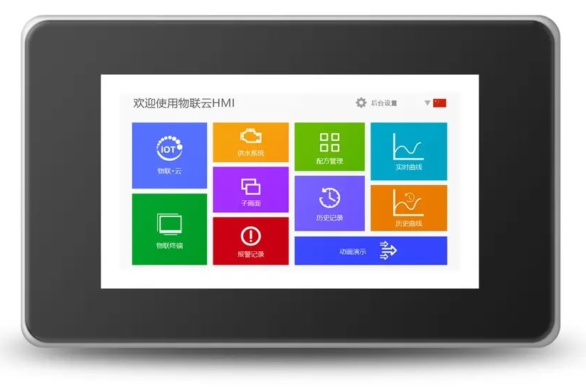 D4 | Панель оператора HMI Haiwell 24В 4.3 дюйма HD 800х480 | 1 RS232 1 RS485 | бесплатное Cloud Haiwell | Modbus RTU/TCP | MQTT
