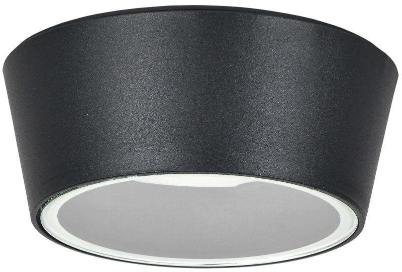 Светильник 5104 GX53 IP65 уличный потолочный черн. IEK LT-UPU0-5104-GX53-1-K02