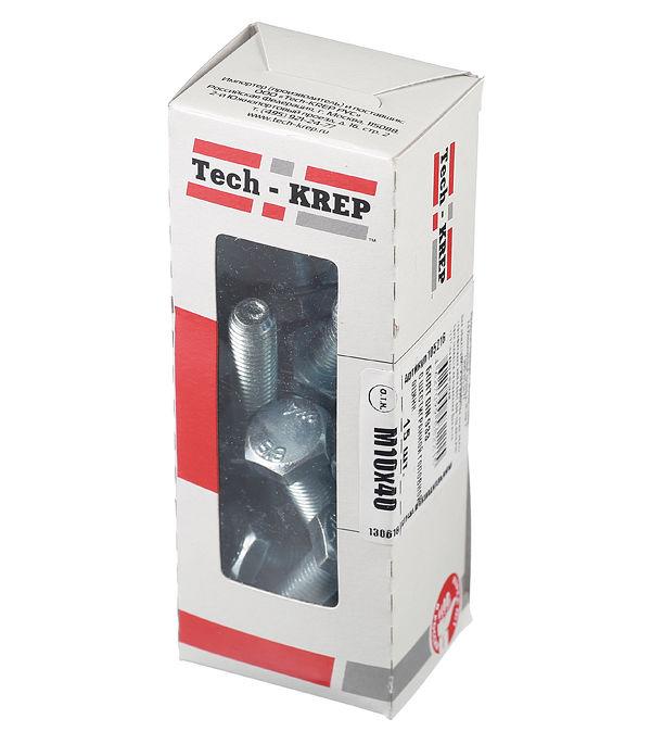 Болт с шестигранной головкой М10х40 DIN 933 оцинк. (уп.15шт) Tech-Krep/Zitar 105216