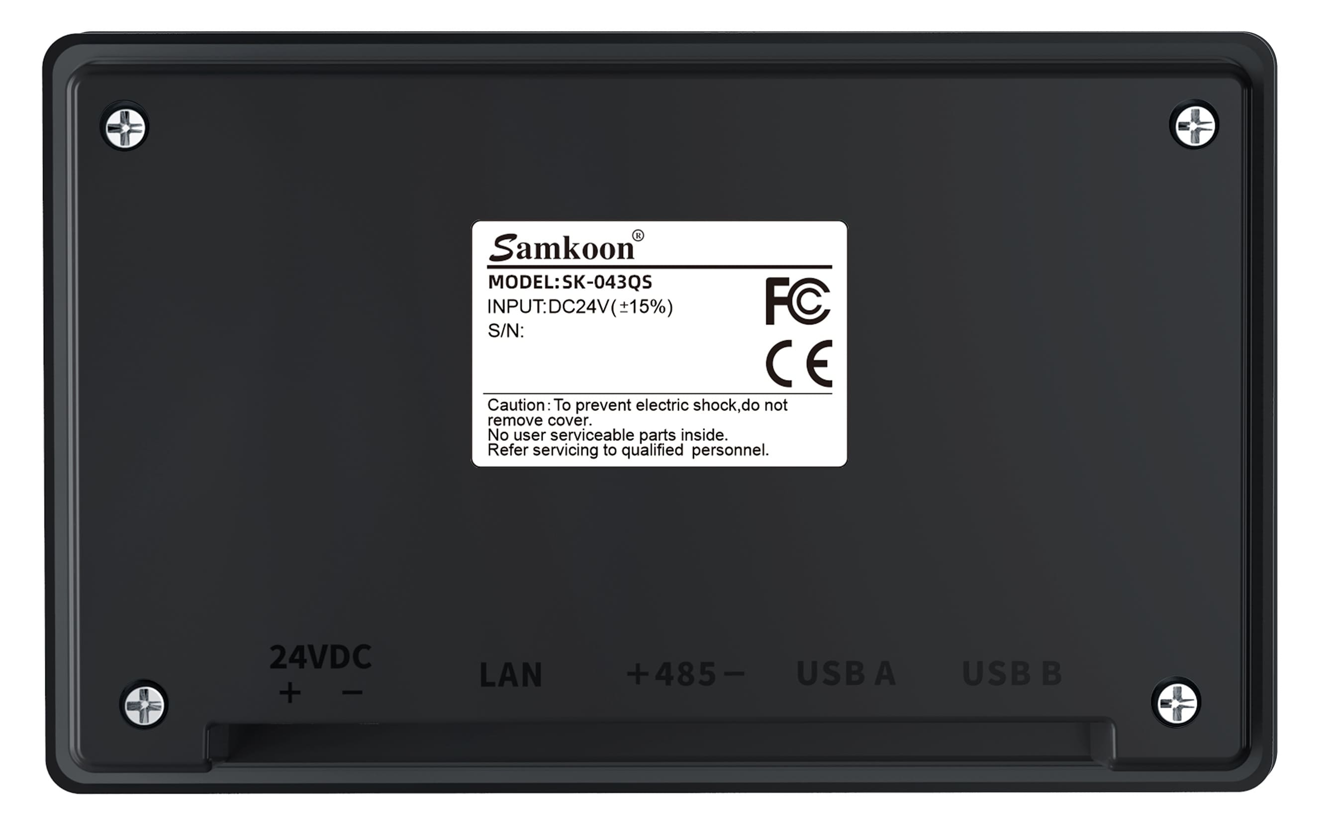SK-043QS Панель оператора 12-24В 4.3" 1RS485 Ethernet IP65