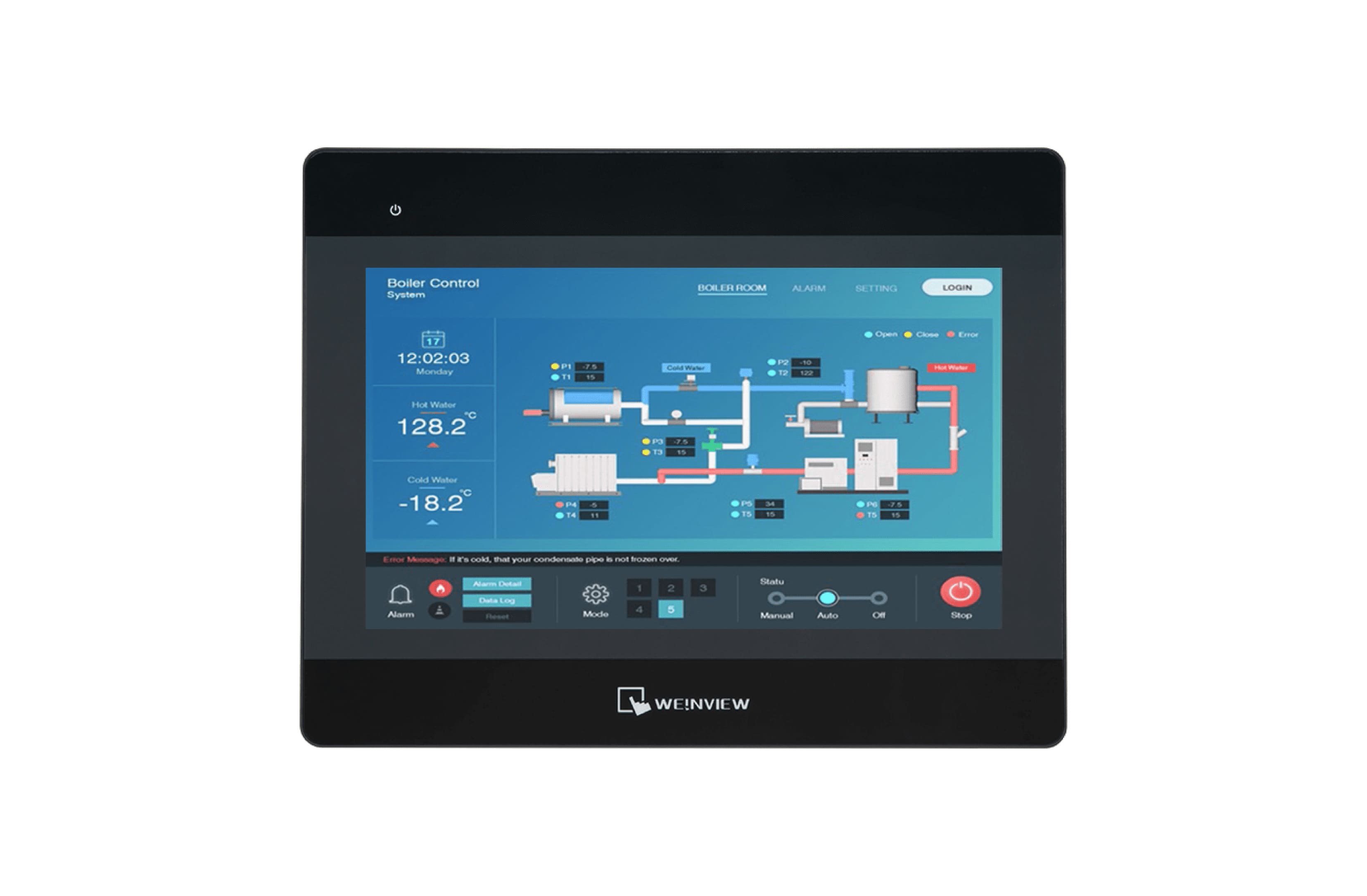 MT8106iP Панель оператора 10.1 дюймов 3COM 1Ethernet USB Weinview