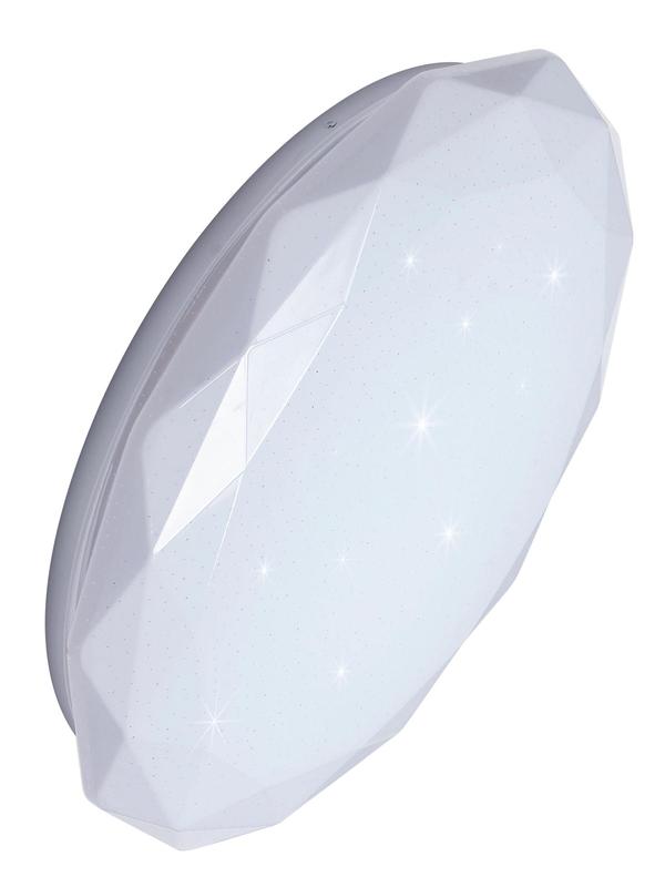 Светильник светодиодный Classic DIAMOND 36Вт 230В 4000К 2340лм 368х65мм настенно-потолочный КОСМОС KCDiam36W_4000