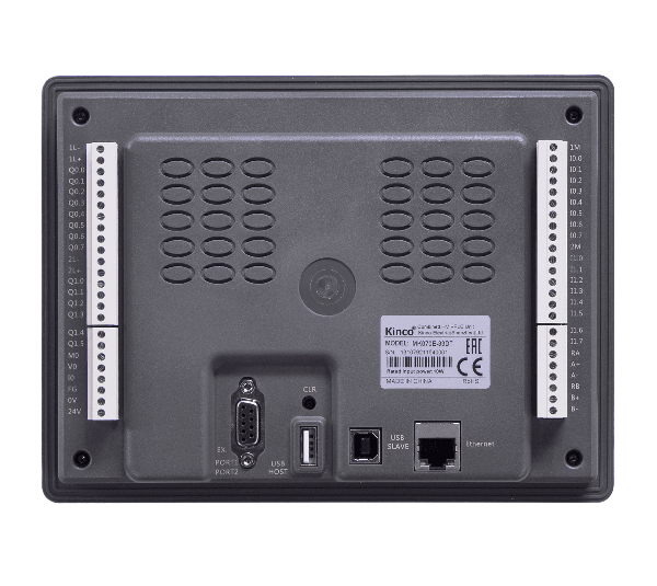 MK070E-27DRT Контроллер + ПЛК 24В 7" 800х480 12DI 12RO 3AI (PT100) 2RS485 1Ethernet Kinco